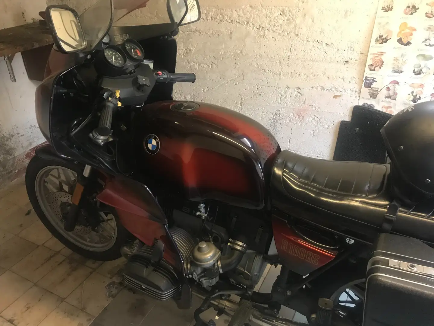 BMW R 100 RS 1000 cc Red - 2