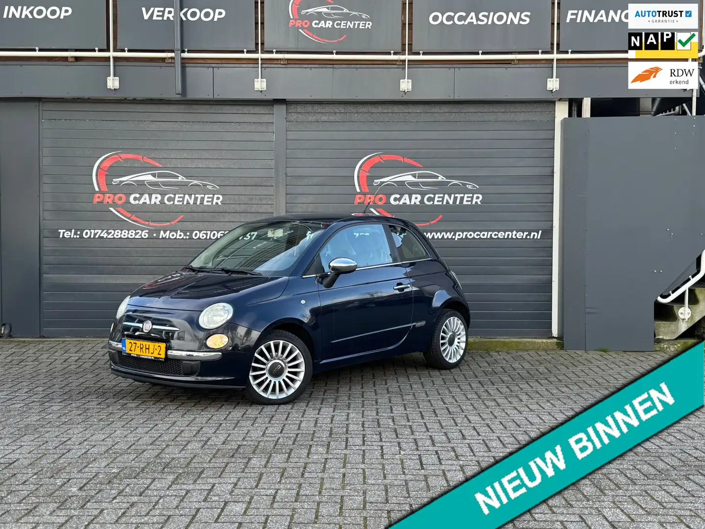 Fiat 500 1.2 Pop EL.RAMEN|LMV|NAP|APK Blau - 1