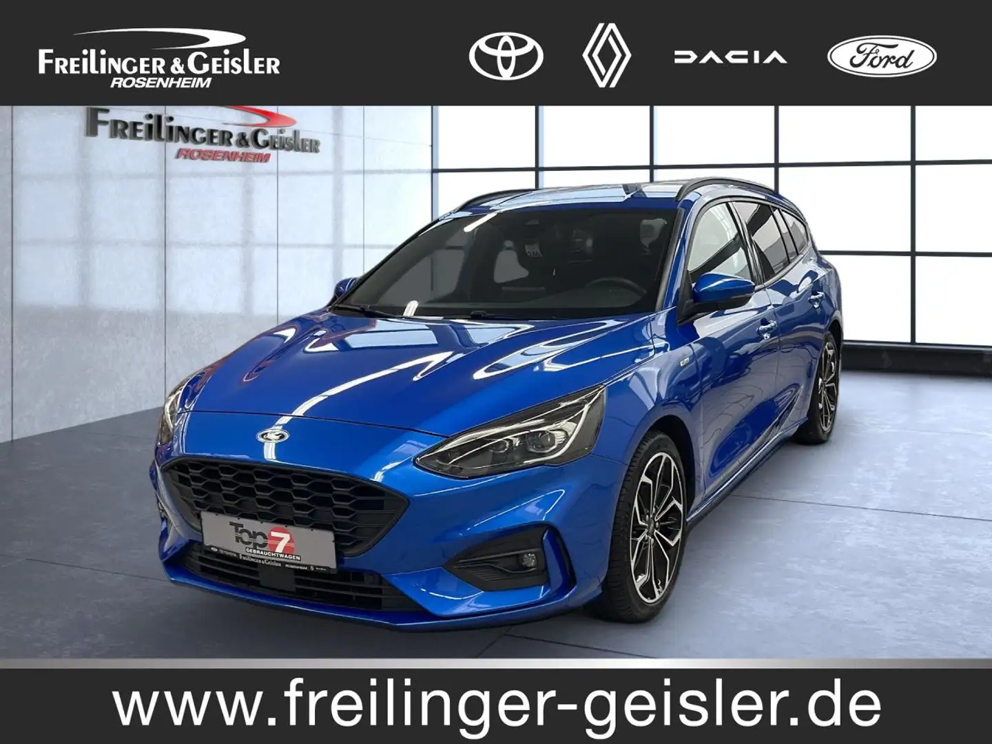 Ford Focus ST-Line Bluetooth Navi LED Klima el. Fenster Blau - 1