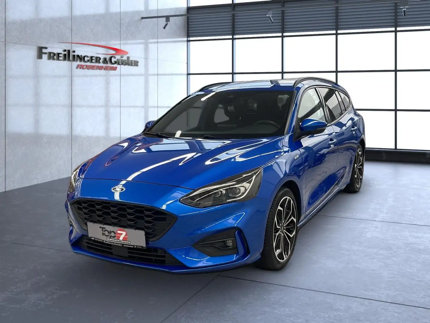 Ford Focus ST-Line Bluetooth Navi LED Klima el. Fenster Blau - 2