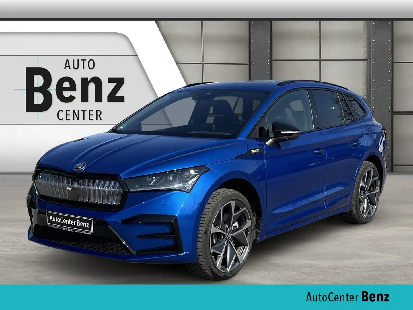 Skoda Enyaq RS 4x4 *MAXX*DCC*HUD*AHK* Klima Navi Leder Blau - 1