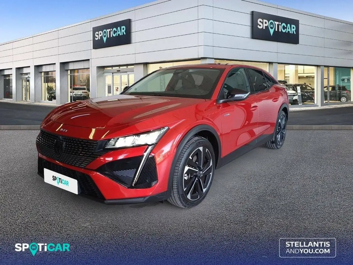 Peugeot 408 PHEV 180 e-EAT8 Allure Pack Rouge - 1