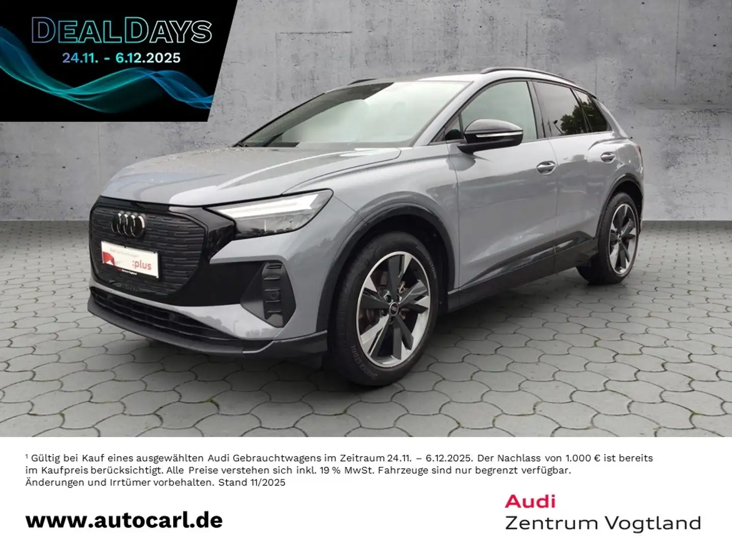 Audi Q4 e-tron 35 STH/NAV/SHZ KLIMA LED LEDER ALU Gris - 1