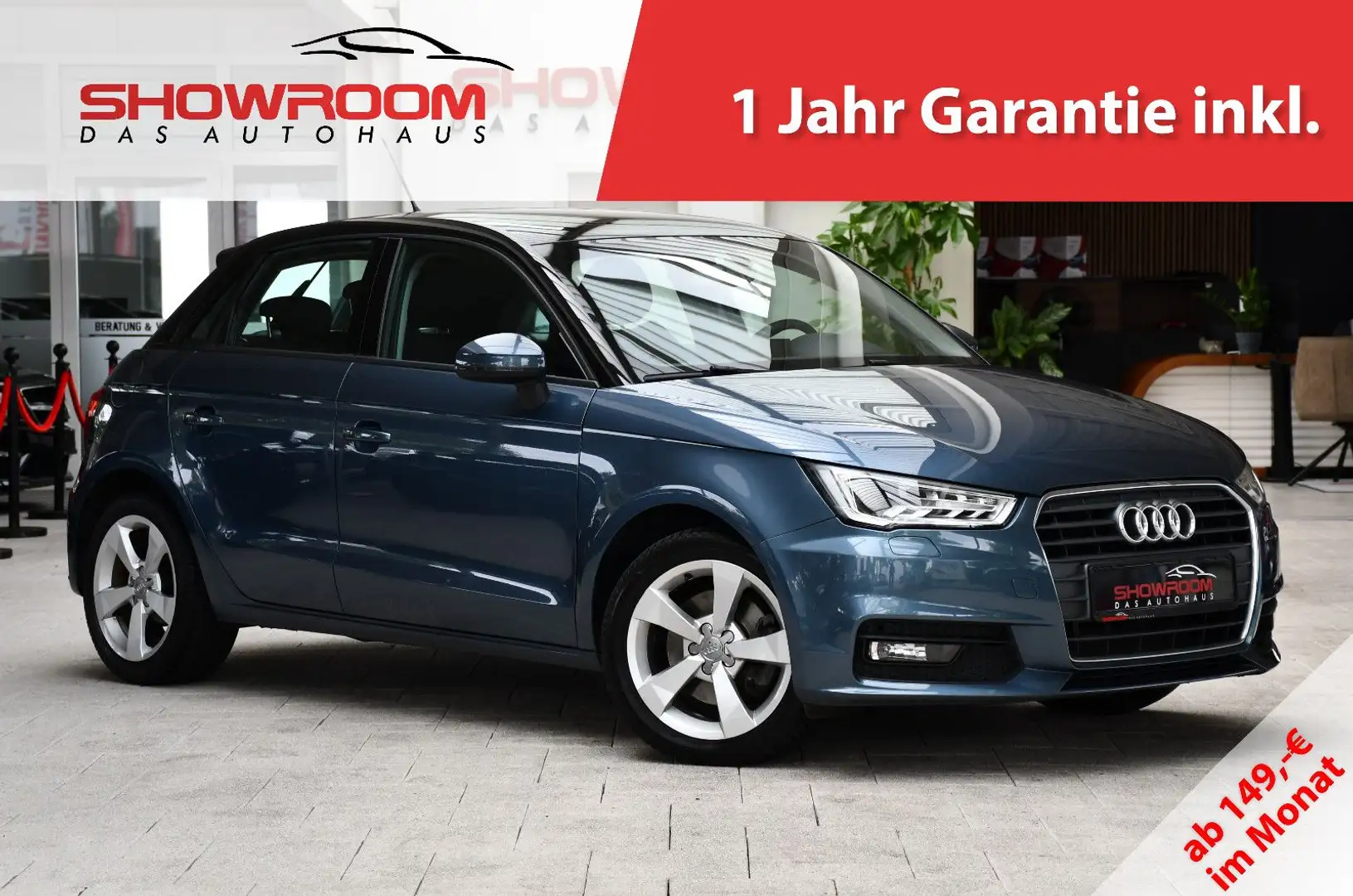 Audi A1 Sportback sport 5 Sitzer Xenon Plus 73tkm Blau - 1