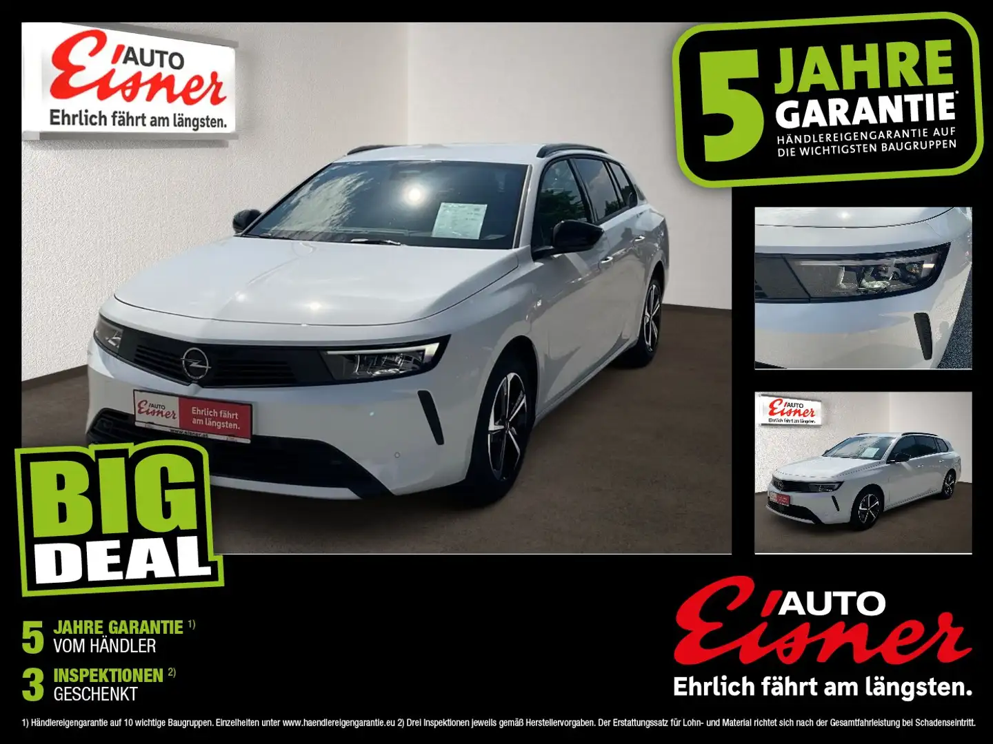 Opel Astra L Sports Tourer 1.2 Turbo Edition ACC Kam. Weiß - 1