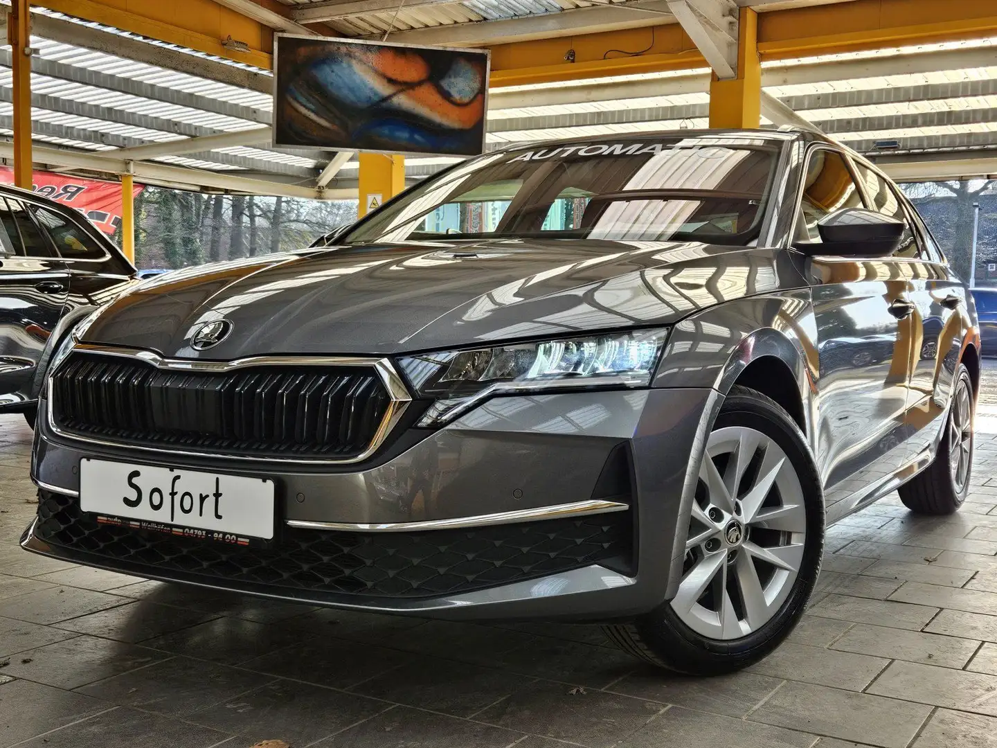 Skoda Octavia Combi 2,0 TDI el.Heckkl. SHZ vo.+hi.+LHZ Grau - 1