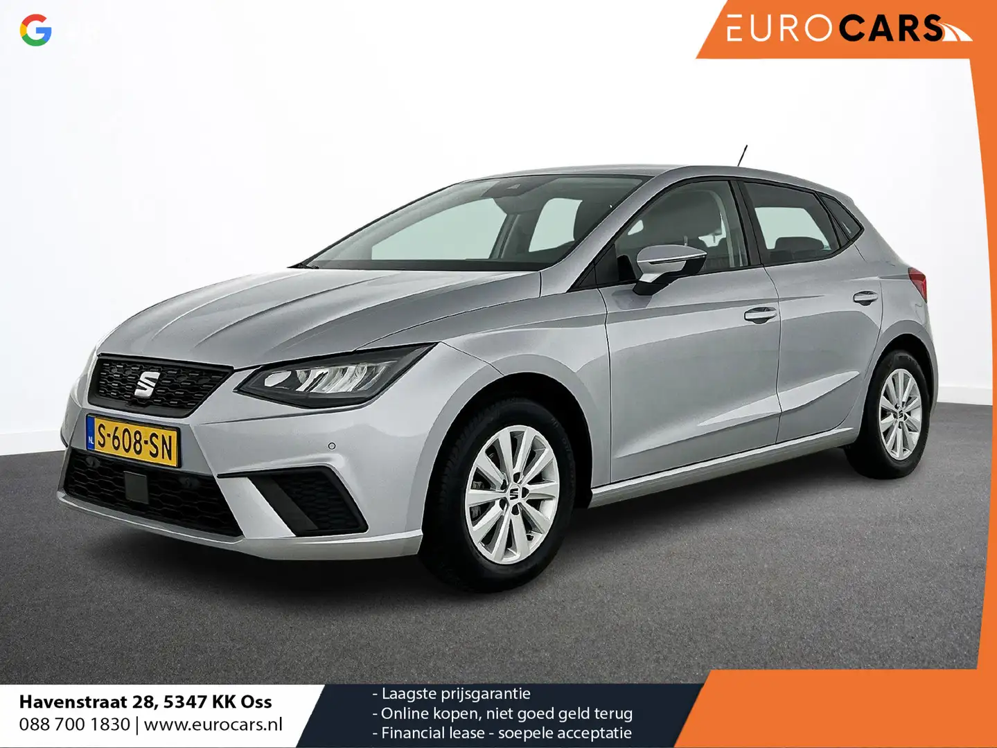 SEAT Ibiza 1.0 EcoTSI Style Business Connect | Navigatie | Ap Grijs - 1