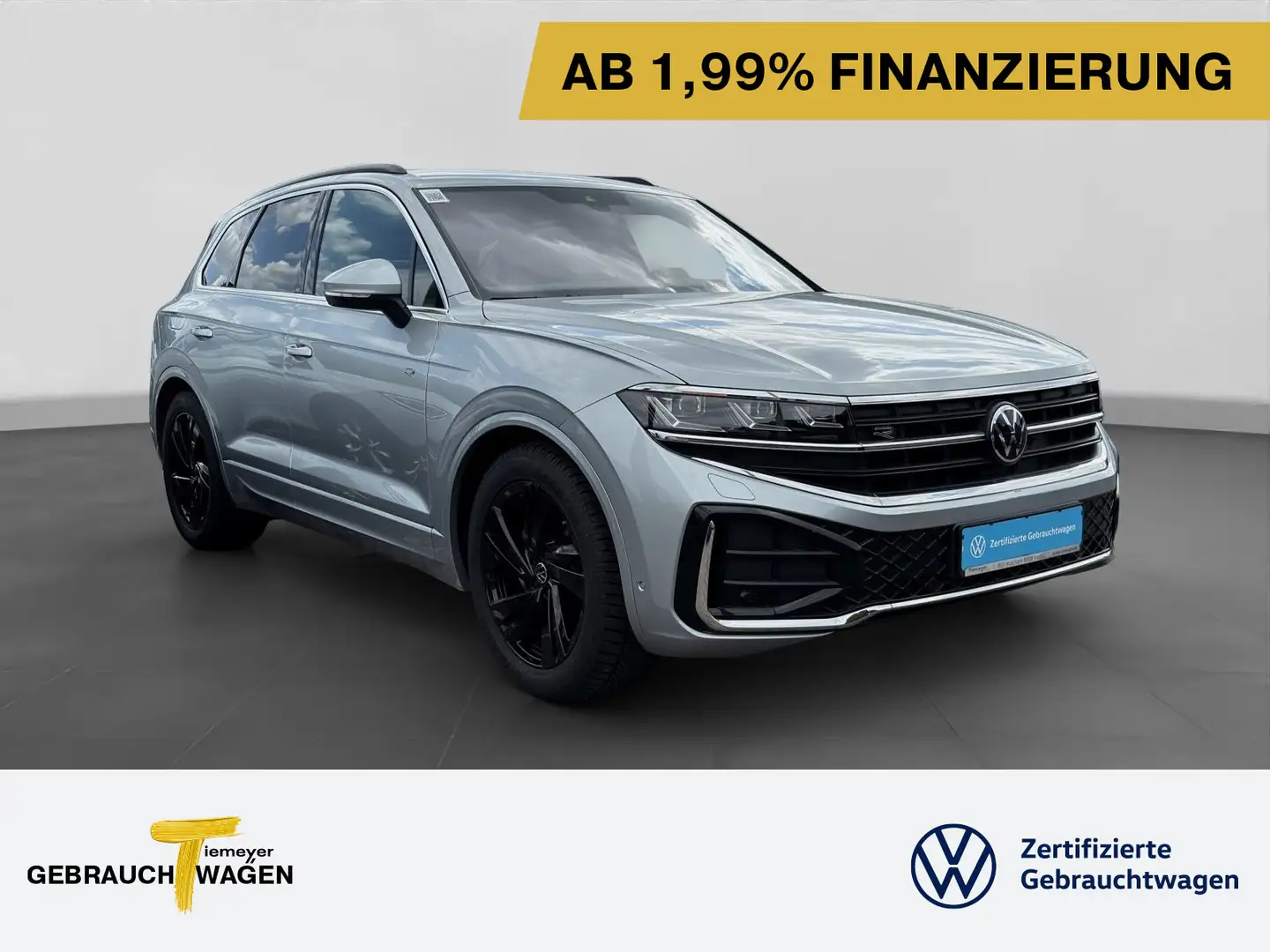 Volkswagen Touareg 3.0 TDI 4M R-LINE HuD LUFT AHK LEDER Silber - 1