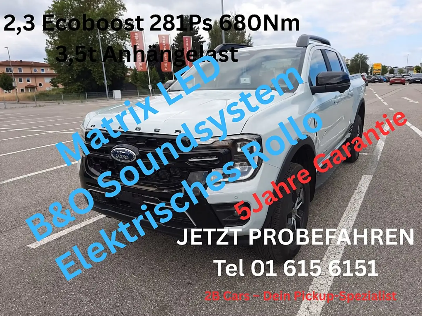 Ford Ranger Ranger DK STORMTRAK e-4WD 2.3 EcoBoost Aut. 3,5... Plateado - 1
