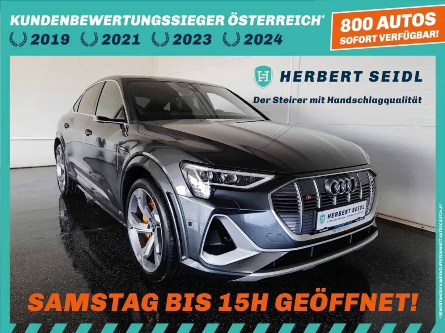 Audi e-tron S SB 95 QUATTRO S-LINE *NP € 114.647,- / 22 ZOLL /MATRIX-LED / MEMORY SPORTSITZE / BANG & OLUFSEN* Grau - 1