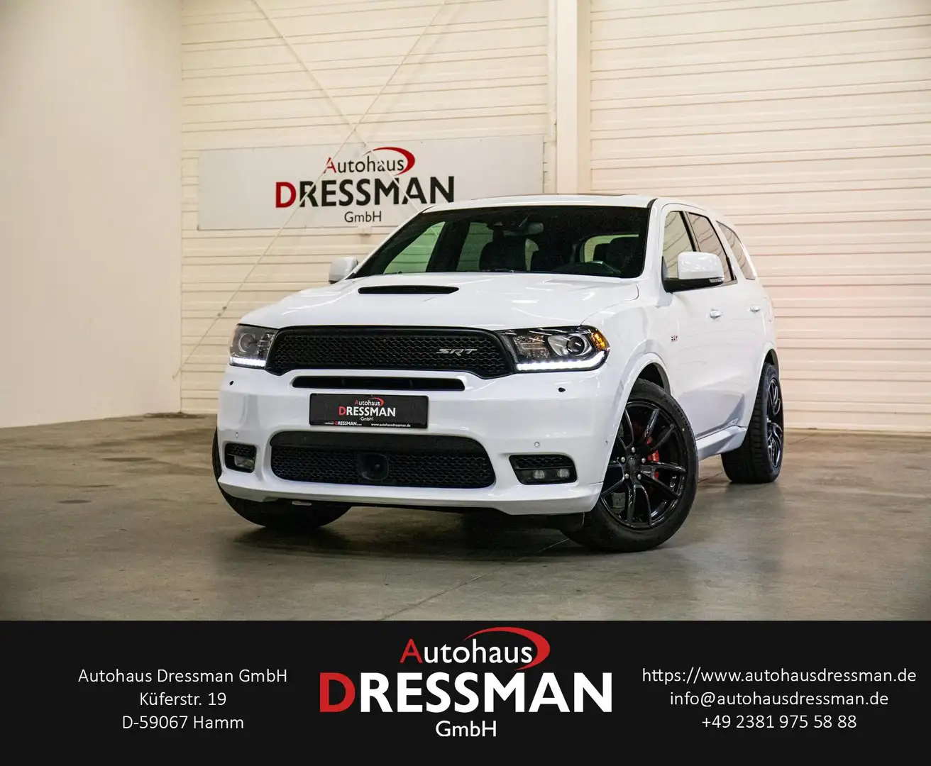 Dodge Durango SRT 392 6.4 HEMI V8 PANO NAVI SITZLÜFTG. Bílá - 1