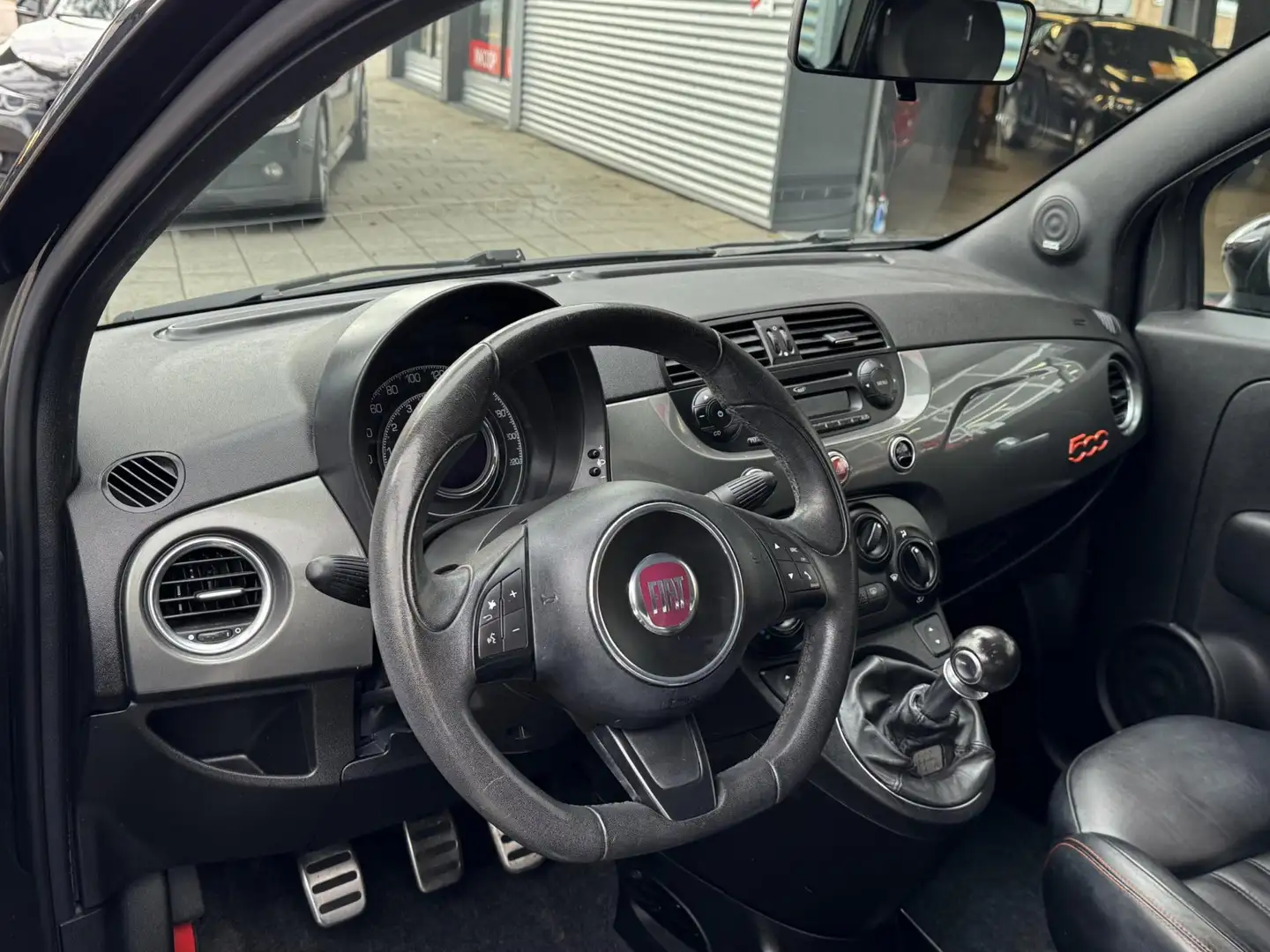 Fiat 500 0.9 TwinAir 500 Sport - Leer I Airco I Sport velge Gris - 2
