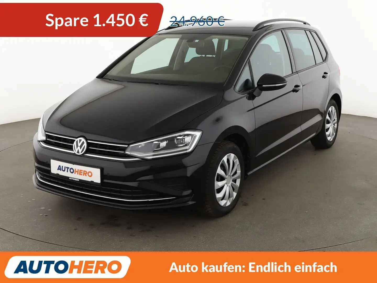 Volkswagen Golf 1.5 TSI ACT Comfortline Aut.*APP*NAVI*LED*ACC* Schwarz - 1