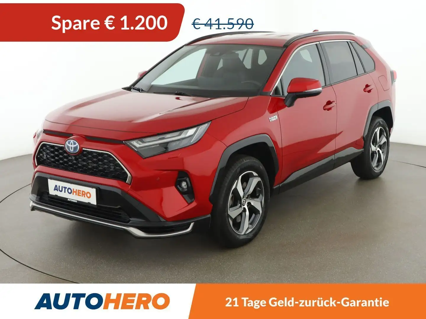 Toyota RAV 4 2.5 Plug-in Hybrid Design AWD Aut. *ACC*SPUR*360°* Rot - 1