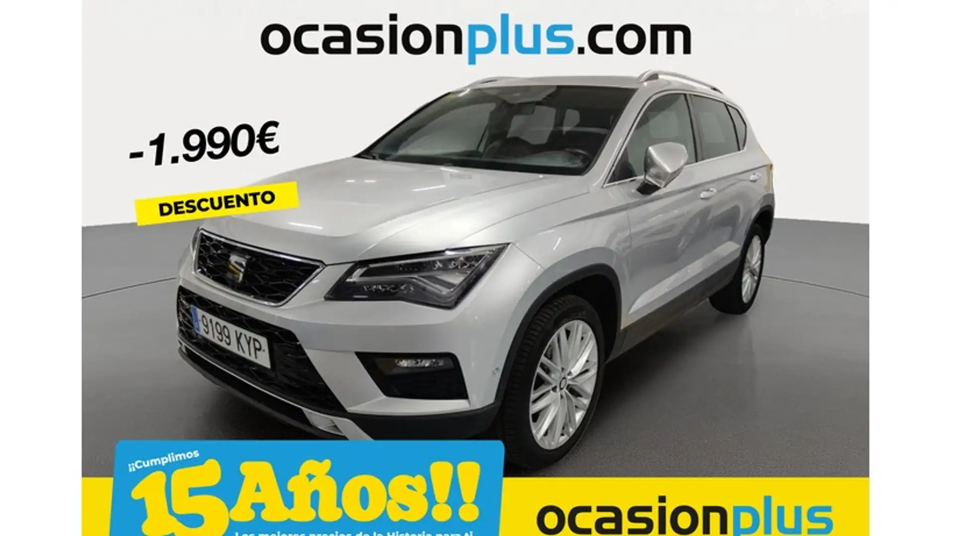 SEAT Ateca 1.5 EcoTSI S&S Xcellence Plateado - 1