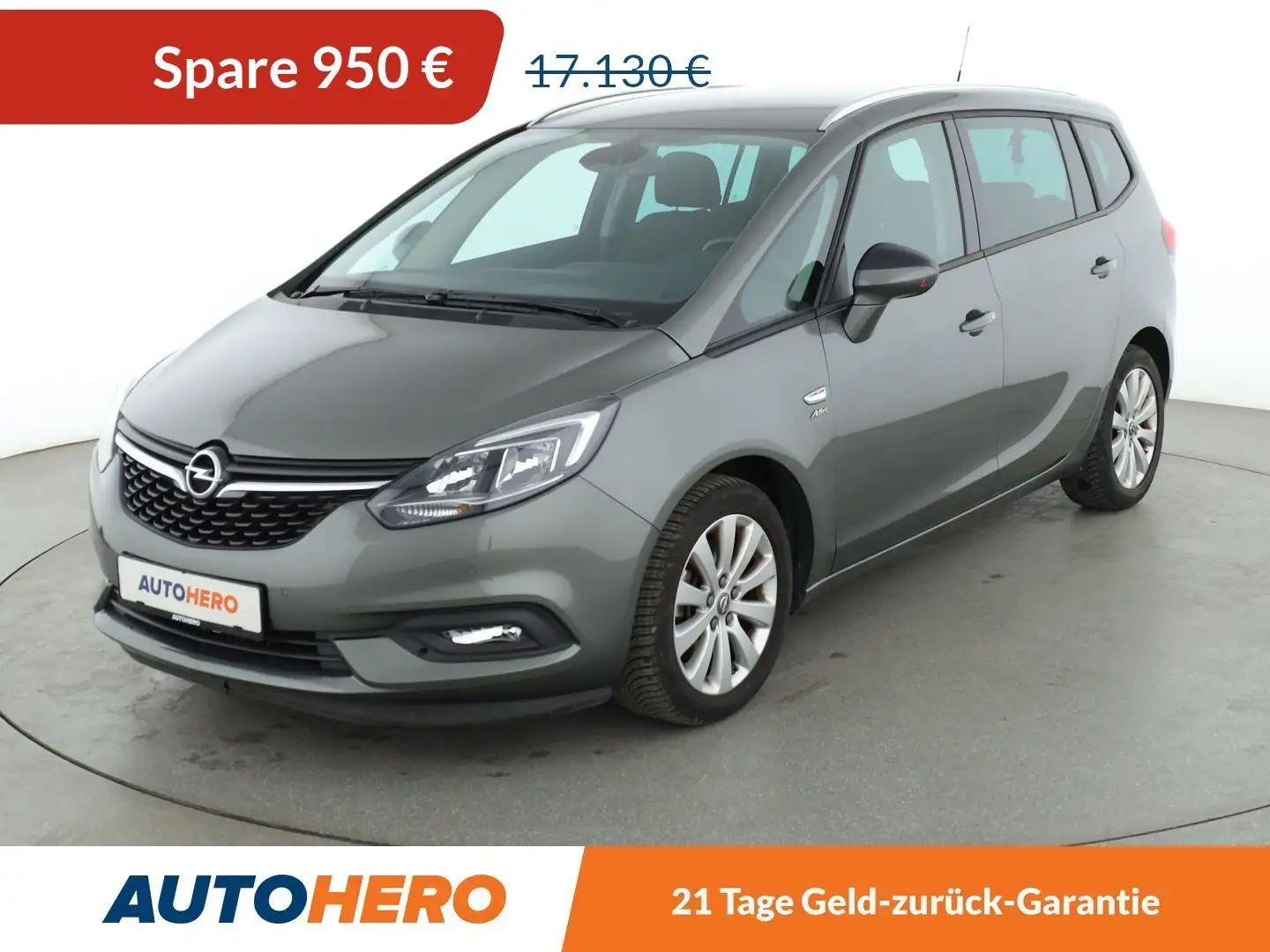 Opel Zafira Tourer 1.6 SIDI Turbo Active Start/Stop*7-SITZER*CAM* Grau - 1