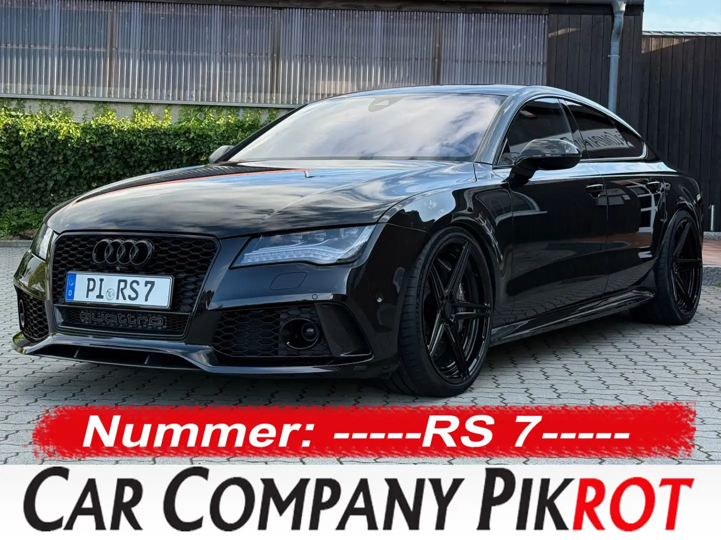 Audi RS7 4.0 TFSI  ABT 700PS, SONDERUMBAU ü200.000,- Schwarz - 1