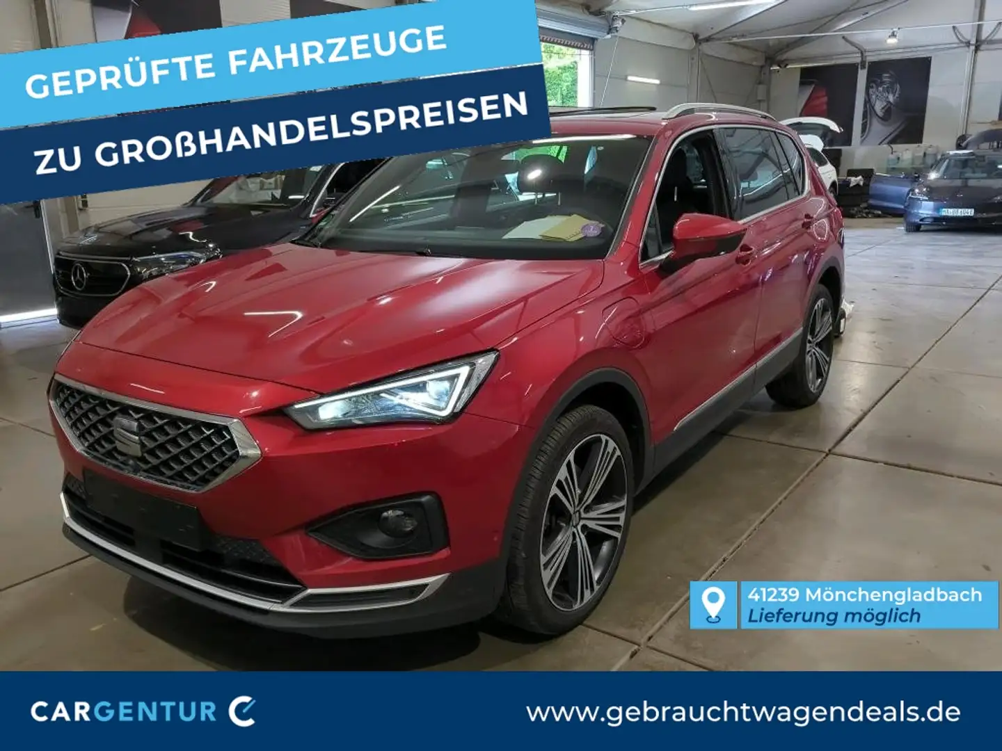 SEAT Tarraco 1.4 e-HYBRID Xcellence Virtual 360° AHK Pano ACC Rot - 1