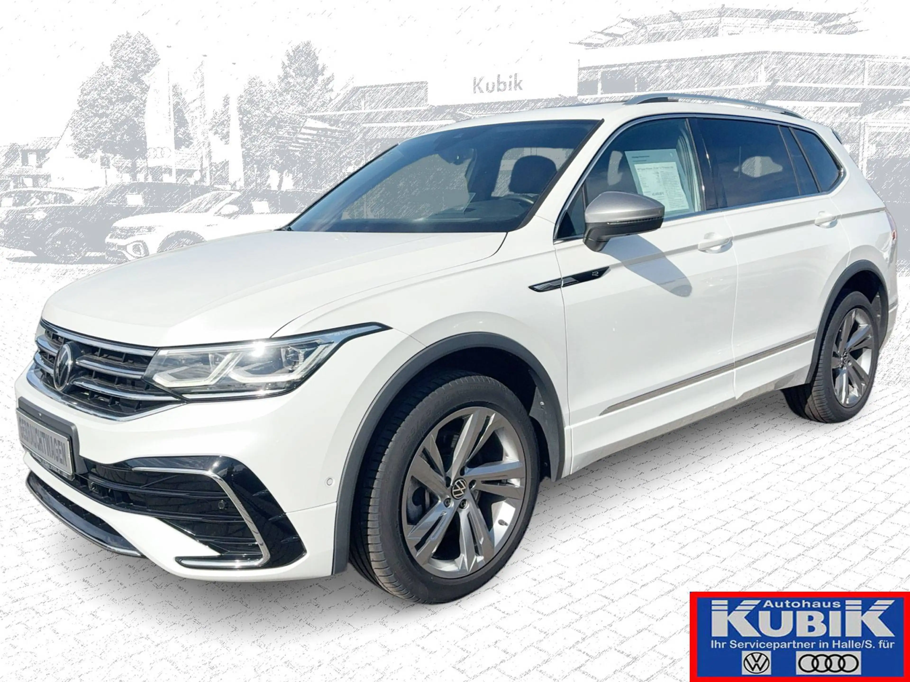 Volkswagen Tiguan Allspace R-Line 2.0 TDI 4motion DSG+IQ. Light+HUD+DCC+360 Ka — photo 2