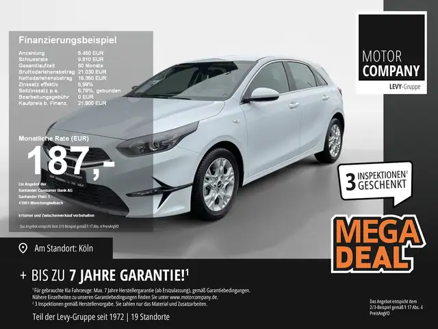 Kia Ceed / cee'd Ceed 1.5 T-GDI Vision AUT+Kamera+ACC+Navi+SHZ+LM