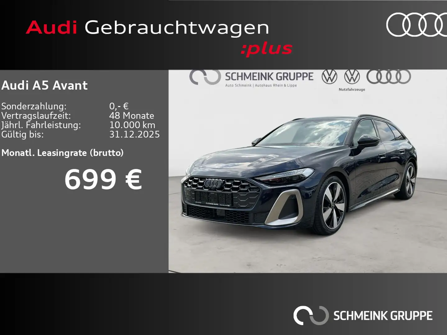 Audi A5 TDI S line quattro AHK Matrix 360° Blau - 1