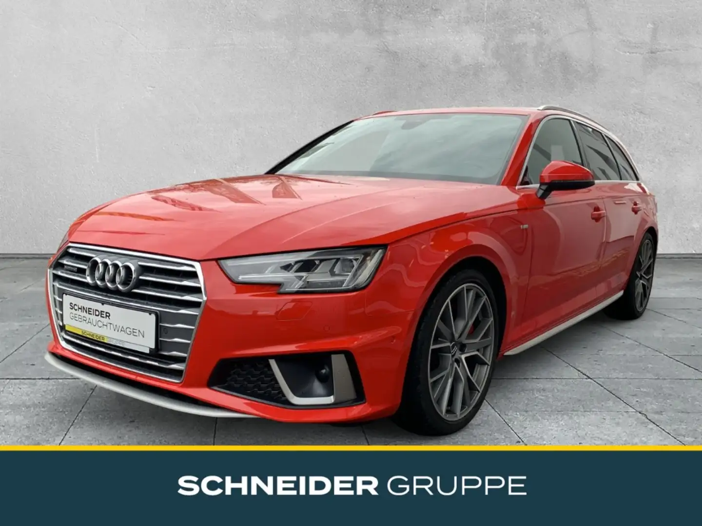Audi A4 Avant 2.0 TFSI quattro sport KAMERA+PANO+AHK Rot - 1