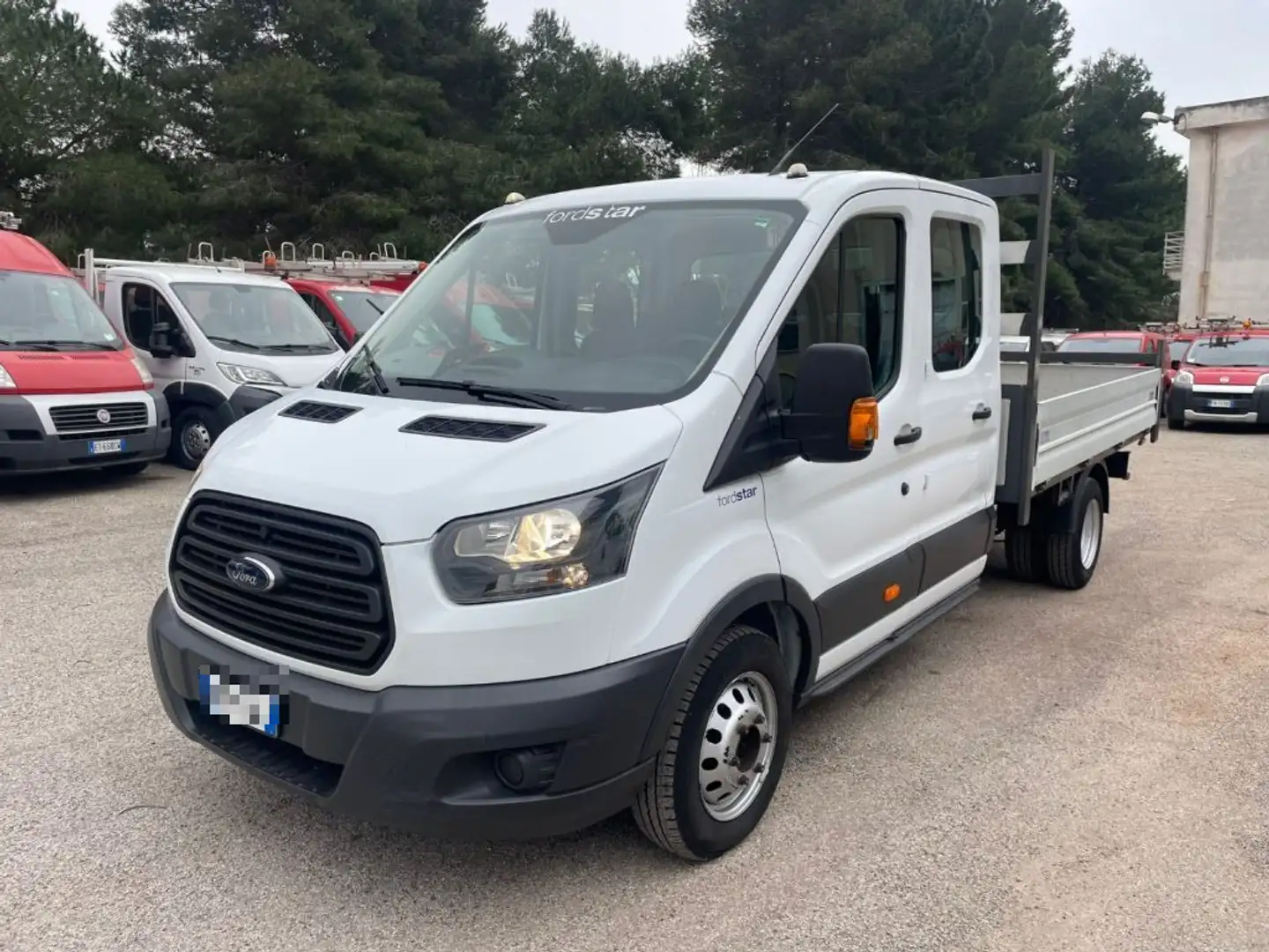 Ford Transit 350 2.0TDCi L2 ENTRY DOPPIA CABINA CASSONE FISSO Bianco - 1