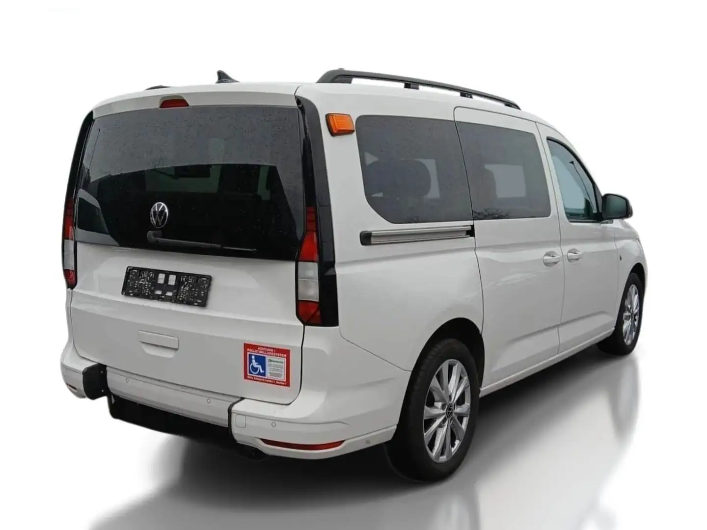 Volkswagen Caddy Life Maxi Rollstuhlrampe 1.HAND TAXI / WSZ Weiß - 2