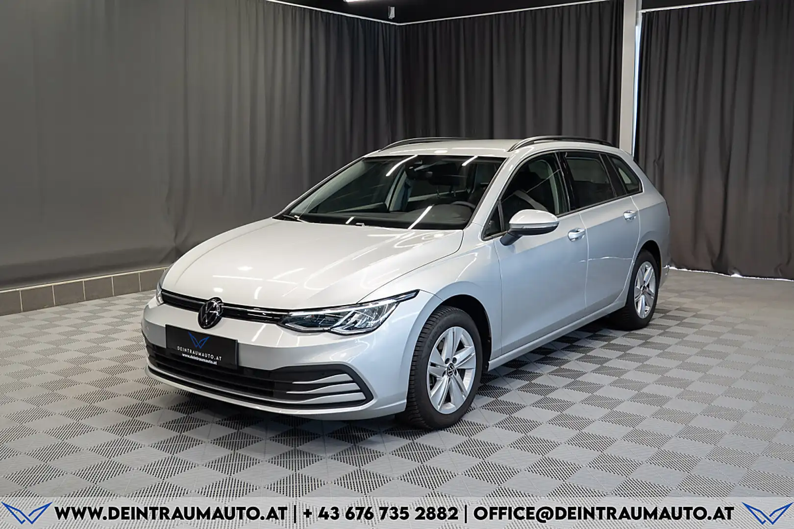 Volkswagen Golf Variant 2,0 TDI Life*1-BESITZ* Silber - 1