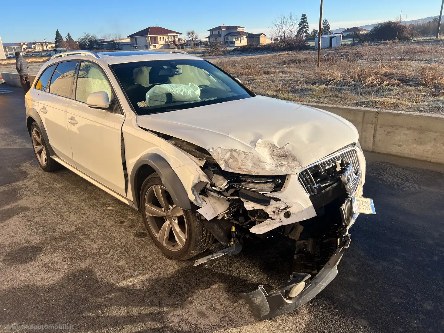 Audi A4 allroad 2.0 TDI 190 CV S.tr. TETTO PANORAMICO Weiß - 2