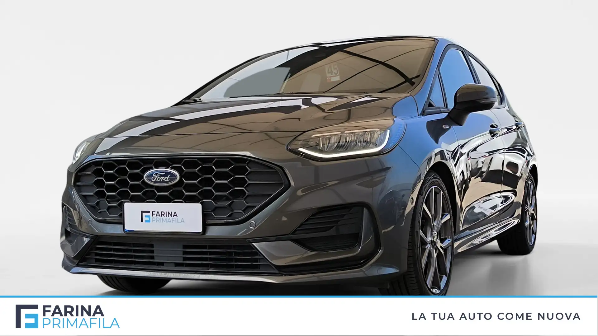 Ford Fiesta 5 Porte 1.0 EcoBoost Hybrid ST-Line X Grigio - 1