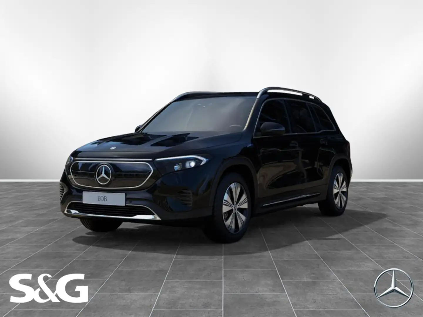 Mercedes-Benz EQB 300 4M Progressive Pano+Spurhalte+Advanced Noir - 1