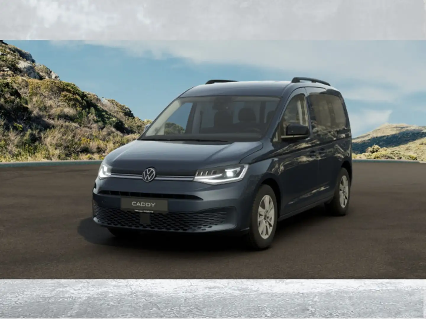 Volkswagen Caddy Life 2.0 TDI DSG LED PDC SHZ APP-CONNECT Bleu - 2
