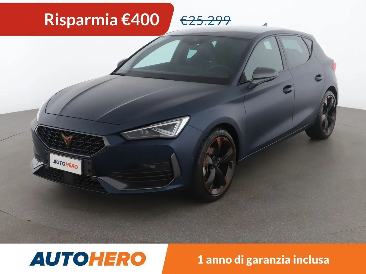 CUPRA Leon 1.5 eTSI 150 CV DSG Niebieski - 1