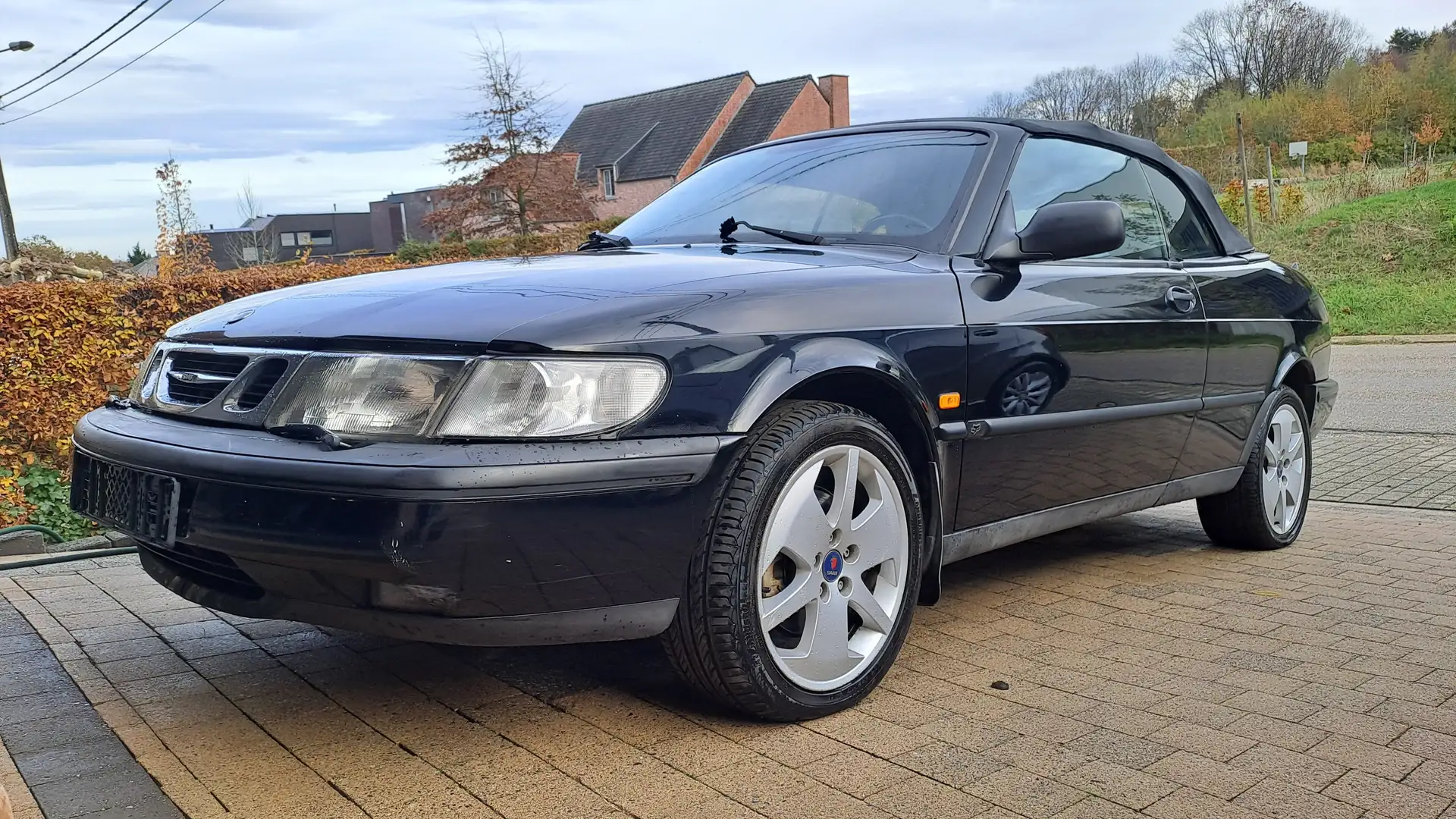 Saab 900 900 2.0 Turbo Cabrio SE Czarny - 1