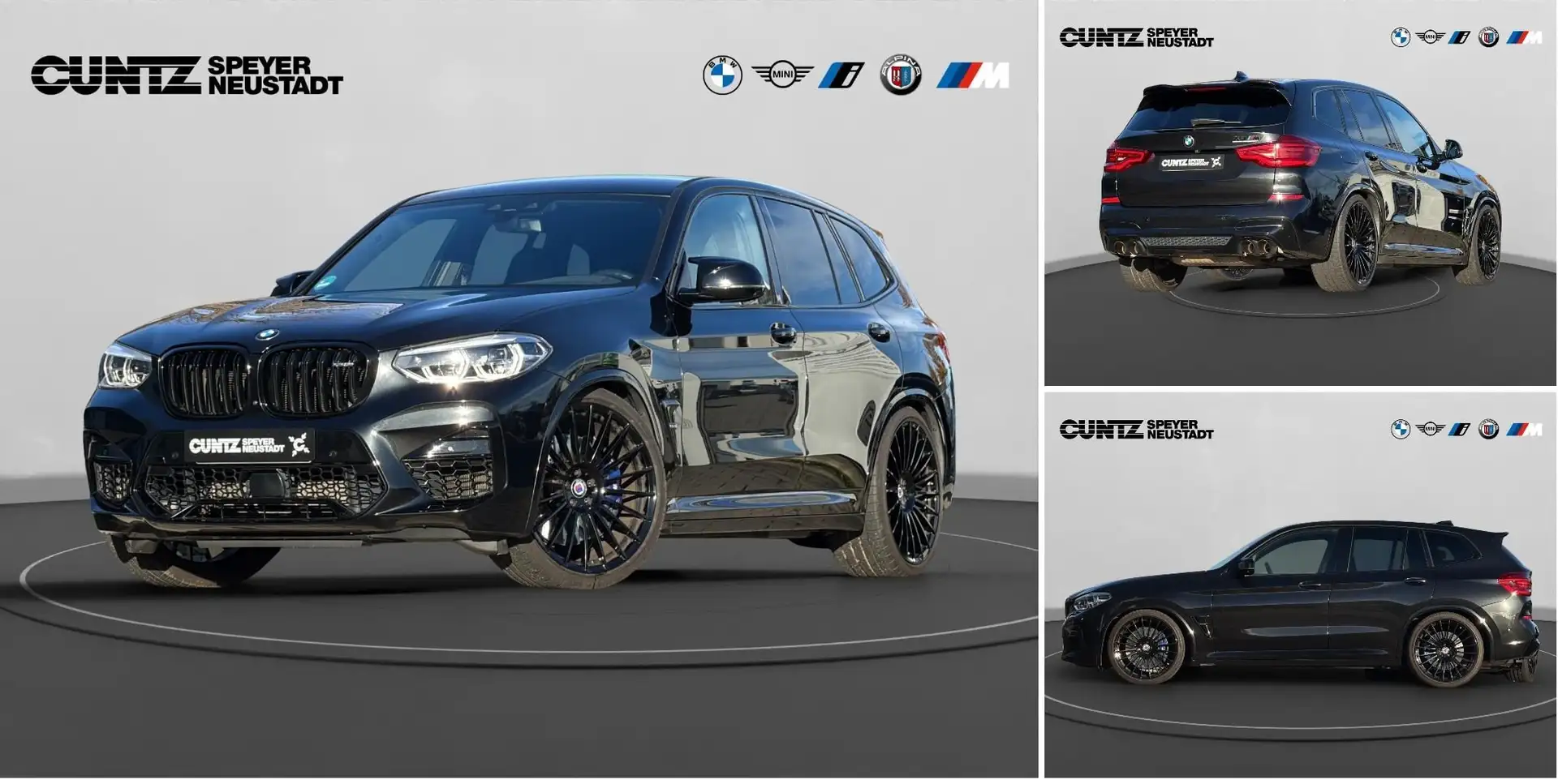 BMW X3 M Competition KW Drive-Parkassist AC-Schnitzer Leist Noir - 1