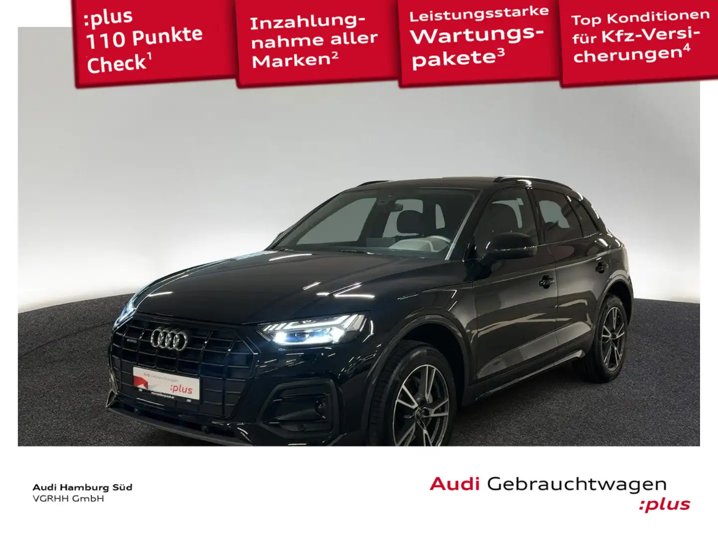 Audi Q5 50 TFSI e advanced quattro S tronic Matrix AH Schwarz - 1