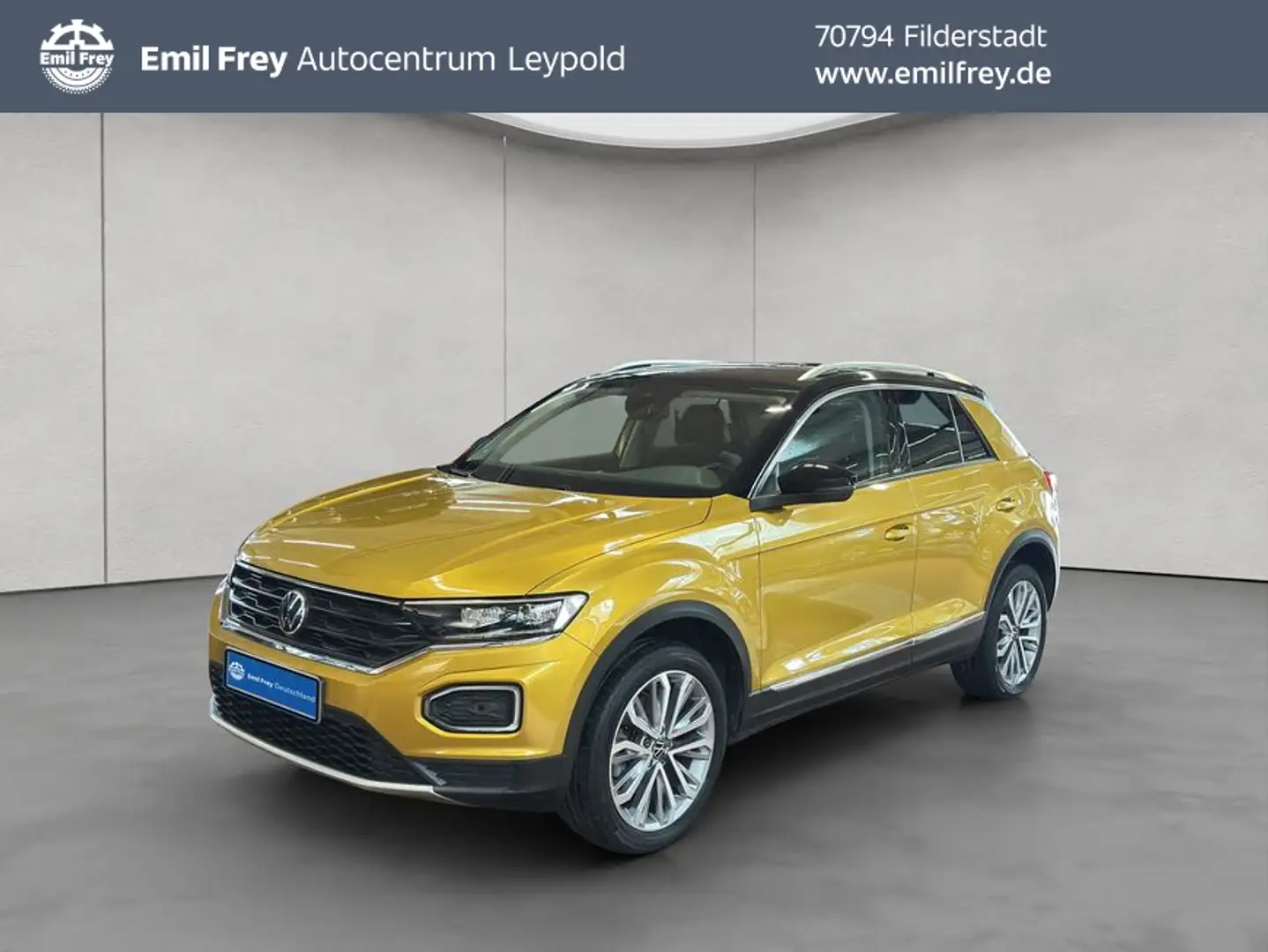 Volkswagen T-Roc 2.0 TDI 4MOTION UNITED Standheizung Jaune - 1