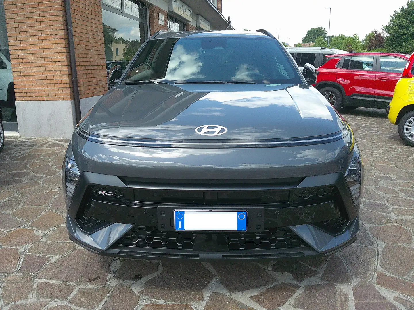 Hyundai KONA 1.6 gdi HEV NLine 2wd 129cv dct no Vincoli Gris - 2