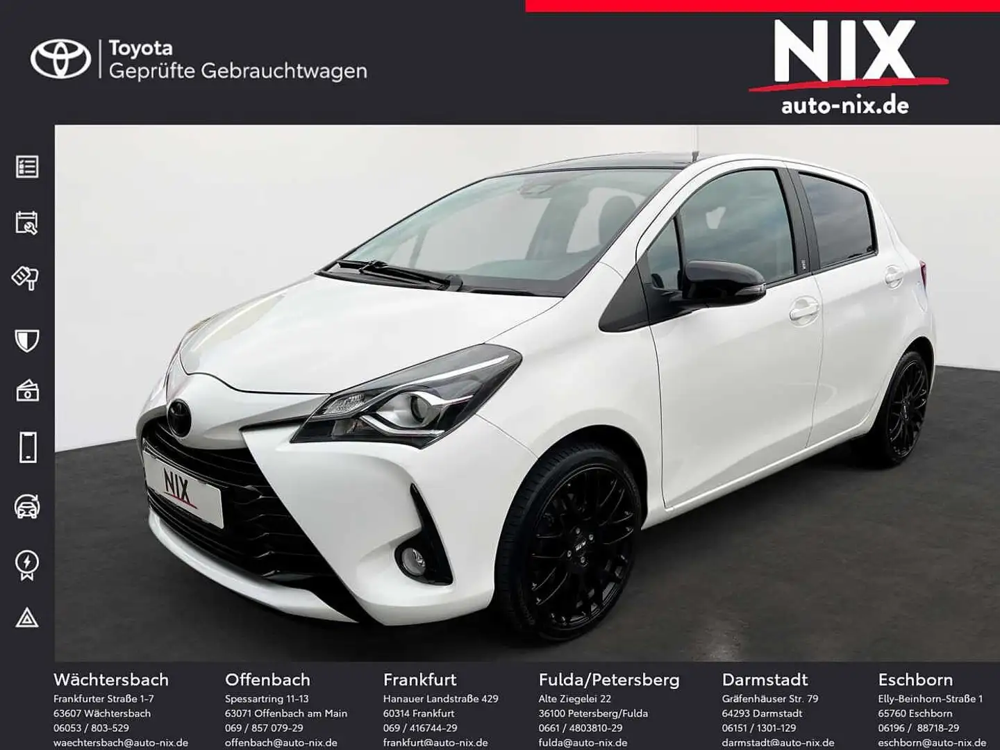 Toyota Yaris 1,5-Dual-VVT-iE Team Deutschland Weiß - 1