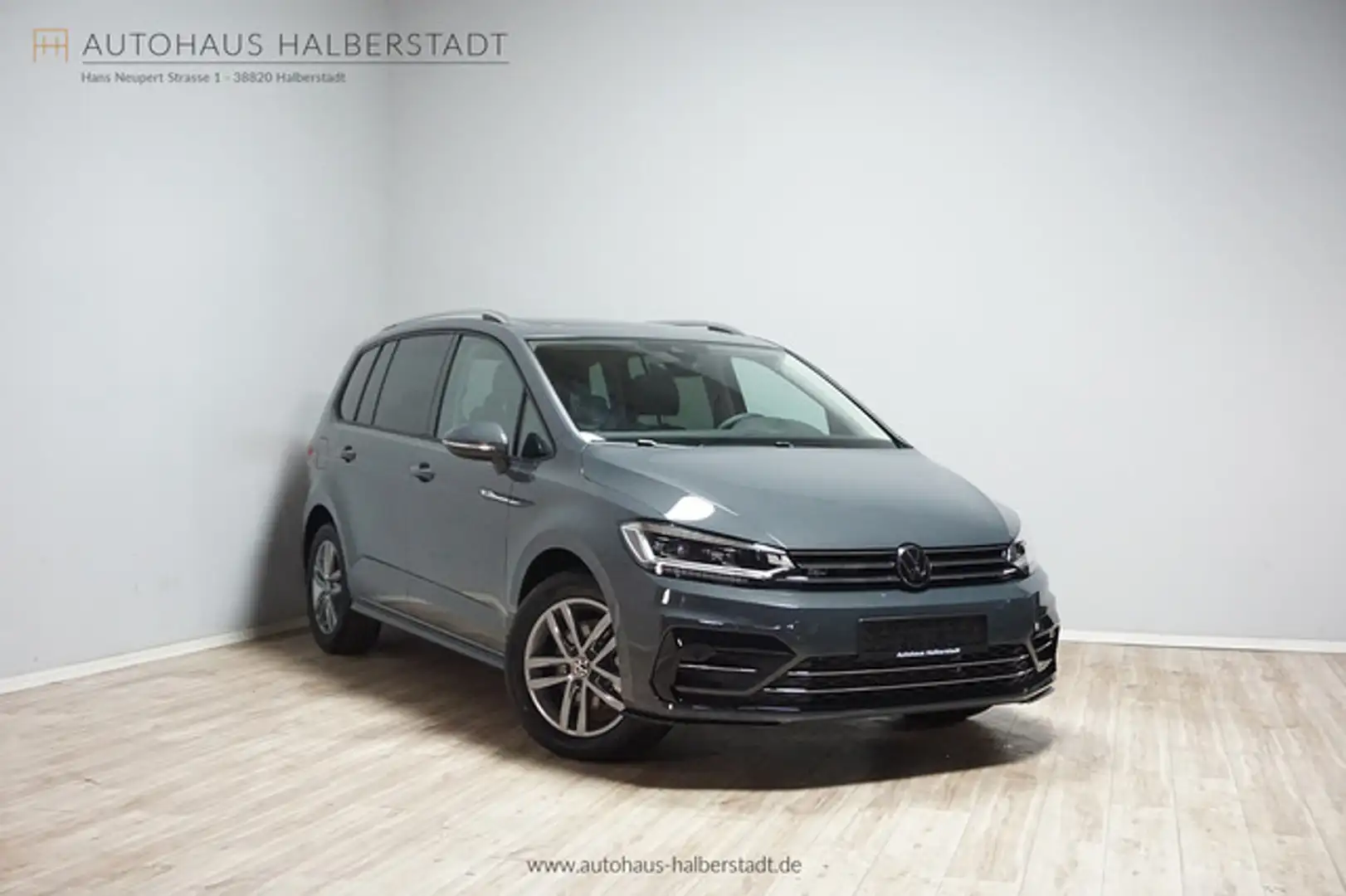 Volkswagen Touran 2,0 TDI R-Line/AHK/Pano/7-Sitze/Keyl/Kam. Gris - 1