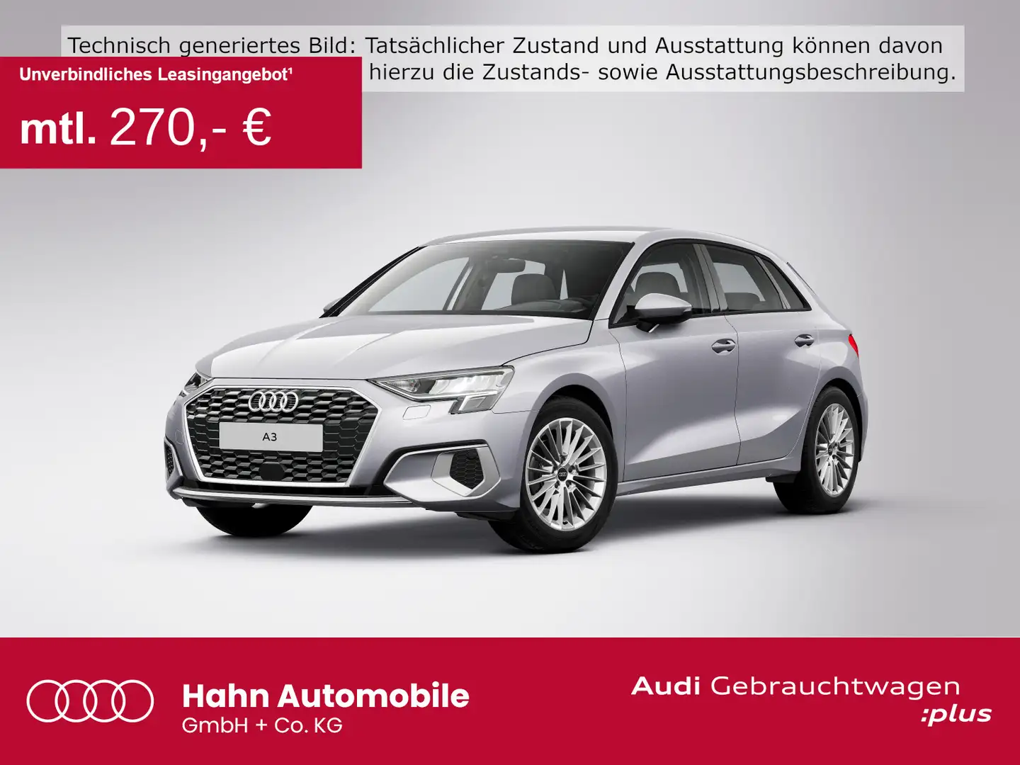 Audi A3 35 TFSI advanced Sitzhzg Einparkh Silber - 1