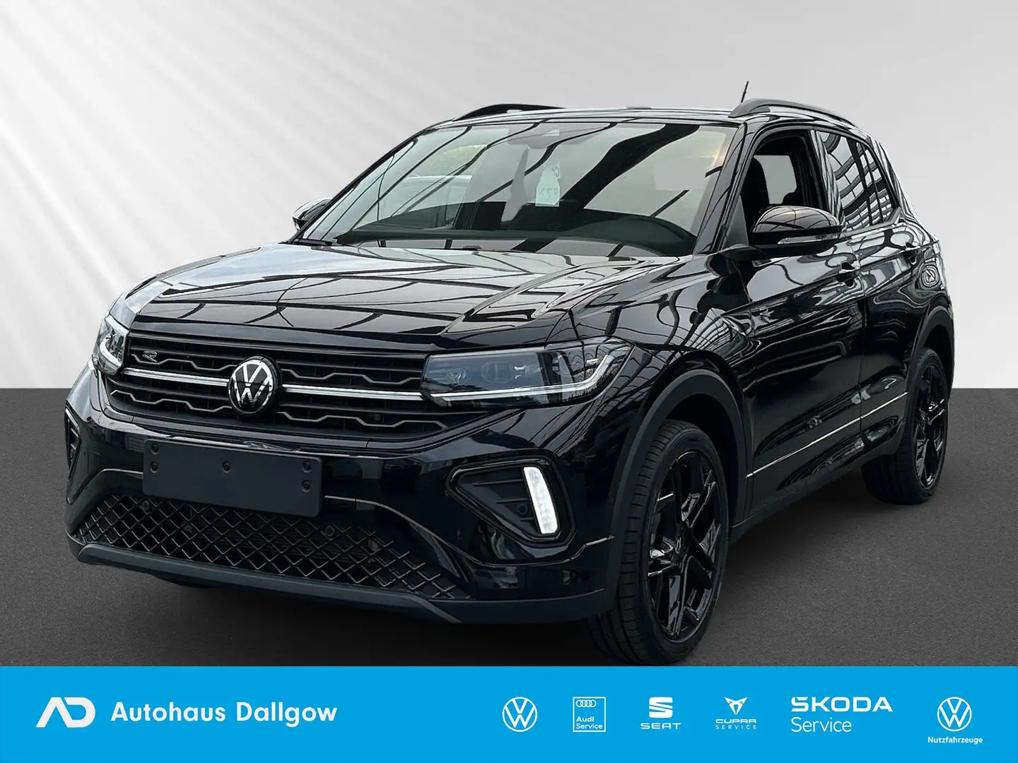 Volkswagen T-Cross R-Line DSG+ Klimaaut.+LED+ PDC+Tempom.++ Schwarz - 1