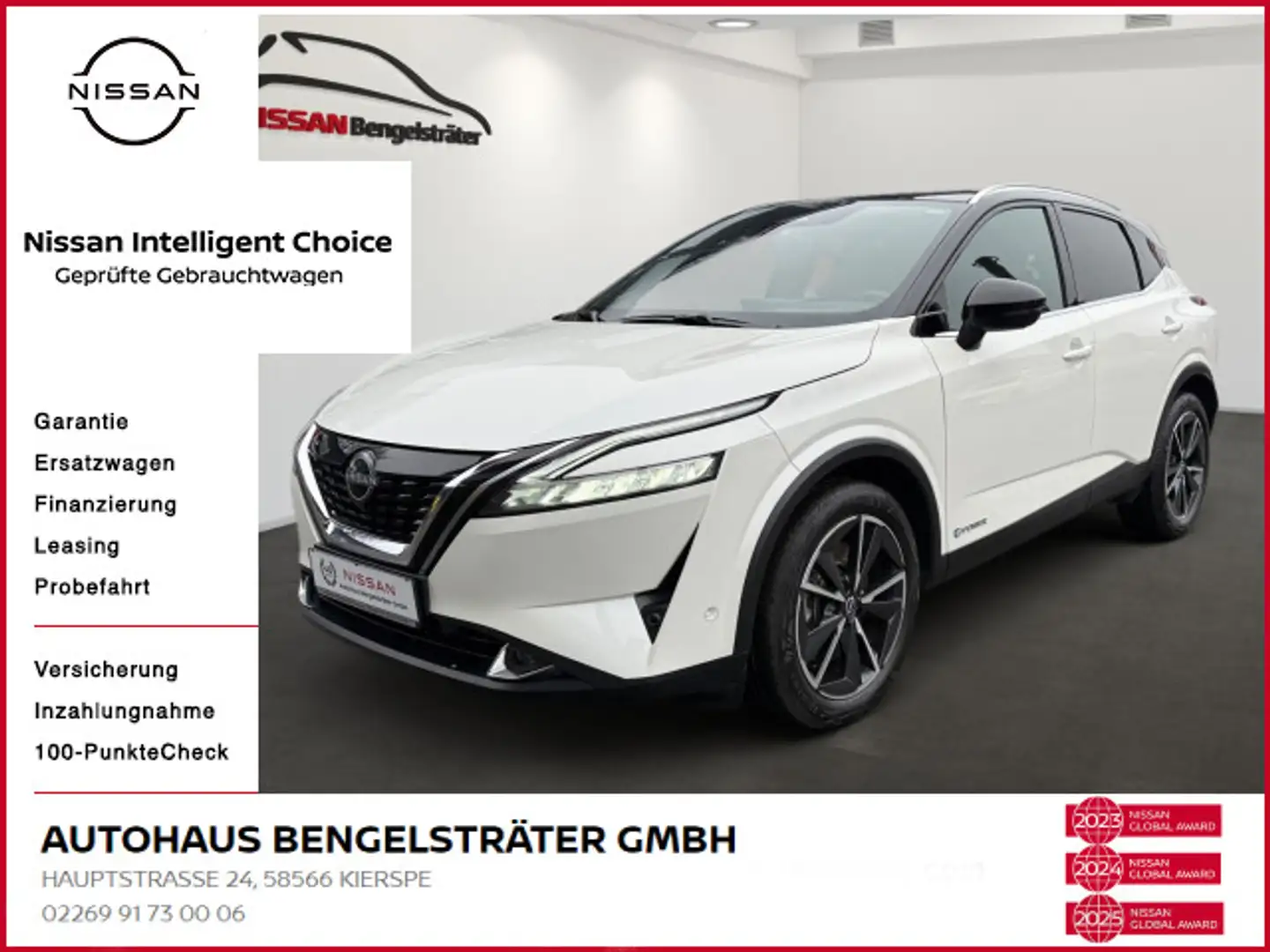 Nissan Qashqai 1.5 VC-T e-Power Tekna e-Power Weiß - 1