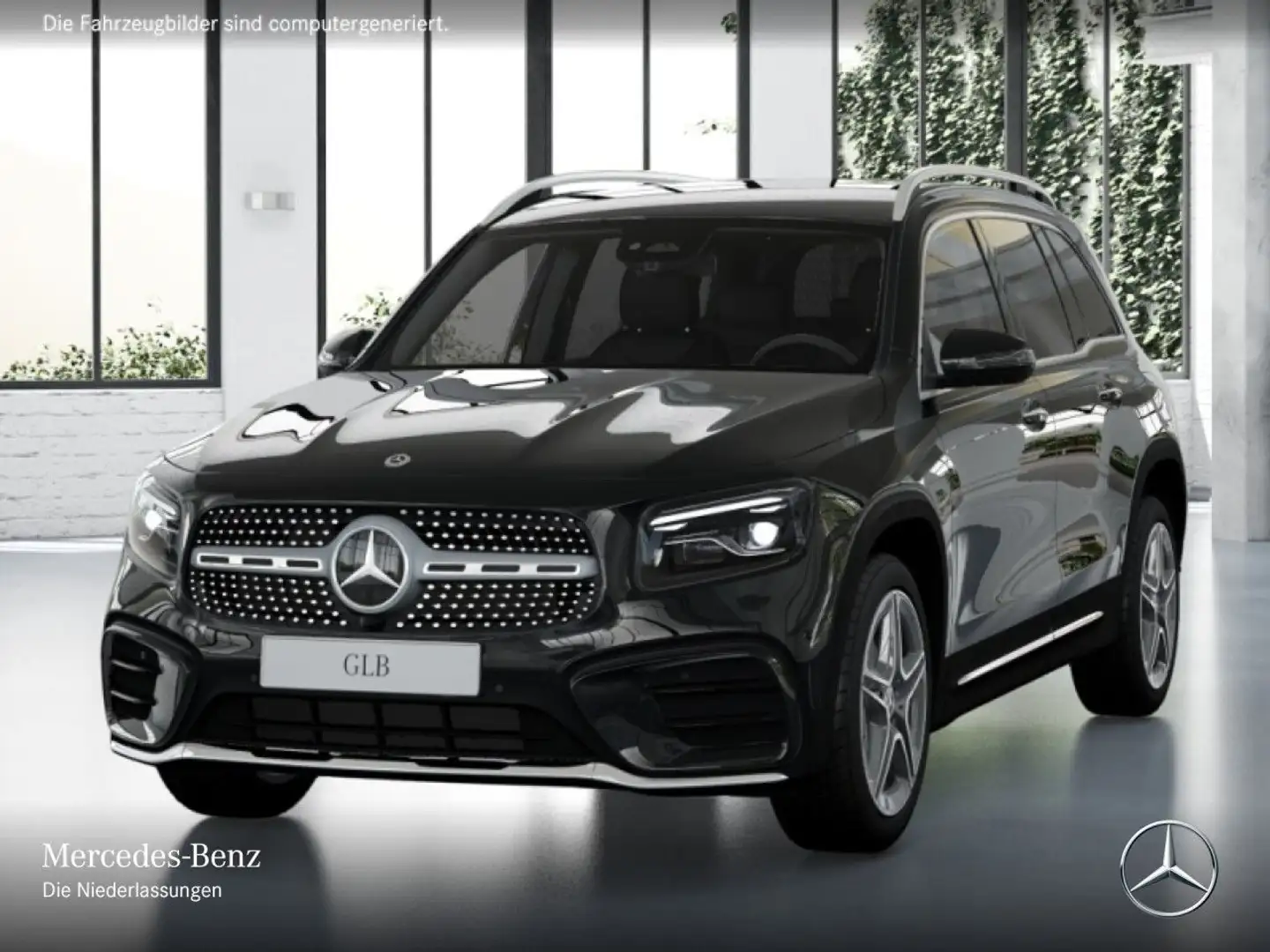 Mercedes-Benz GLB 200 AMG+360°+MULTIBEAM+TOTW+KEYLESS+7G Schwarz - 2