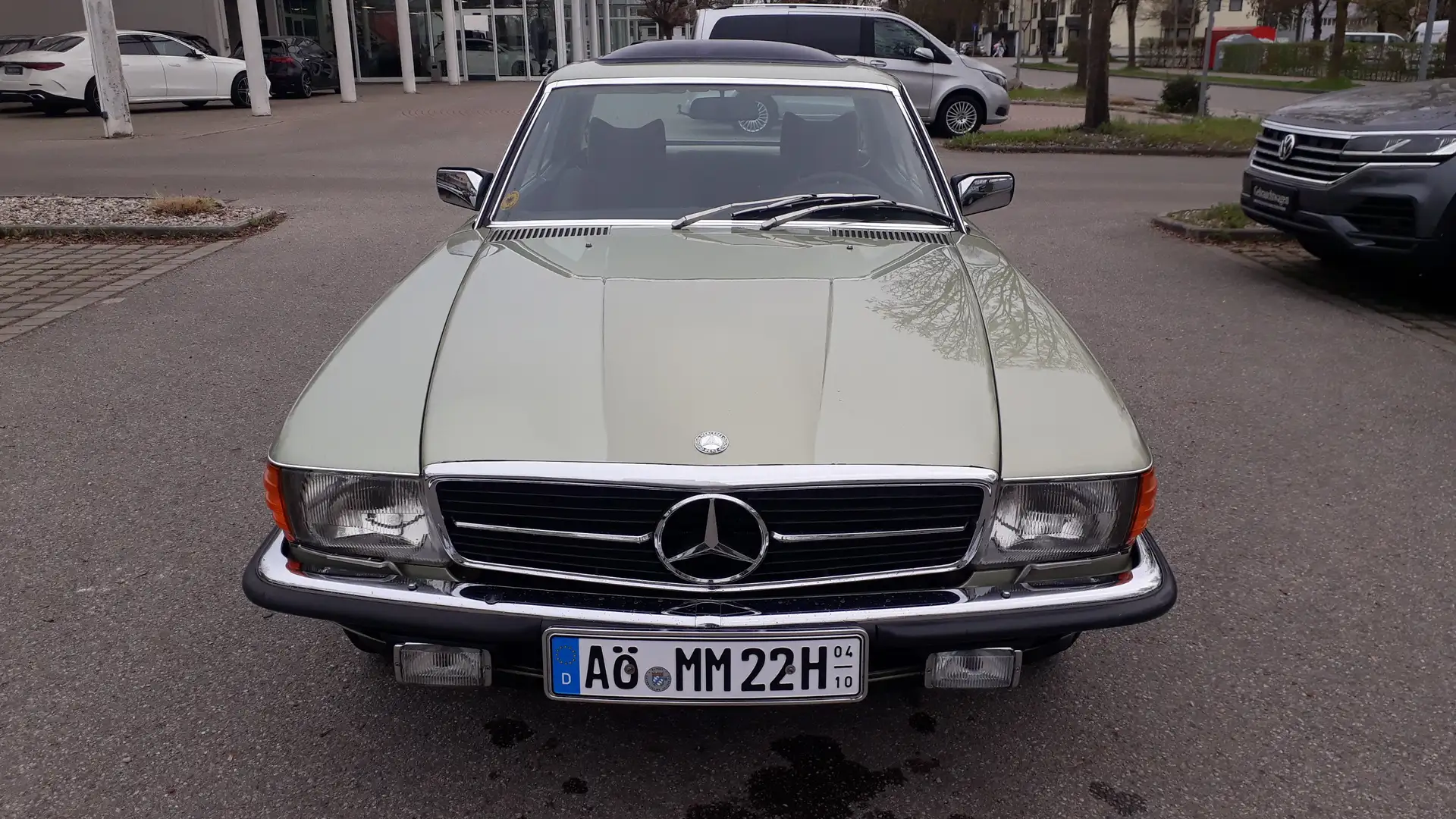 Mercedes-Benz SLC 450 Coupe Automatik C 107 Oldtimer H-Kennzeichen Grün - 2