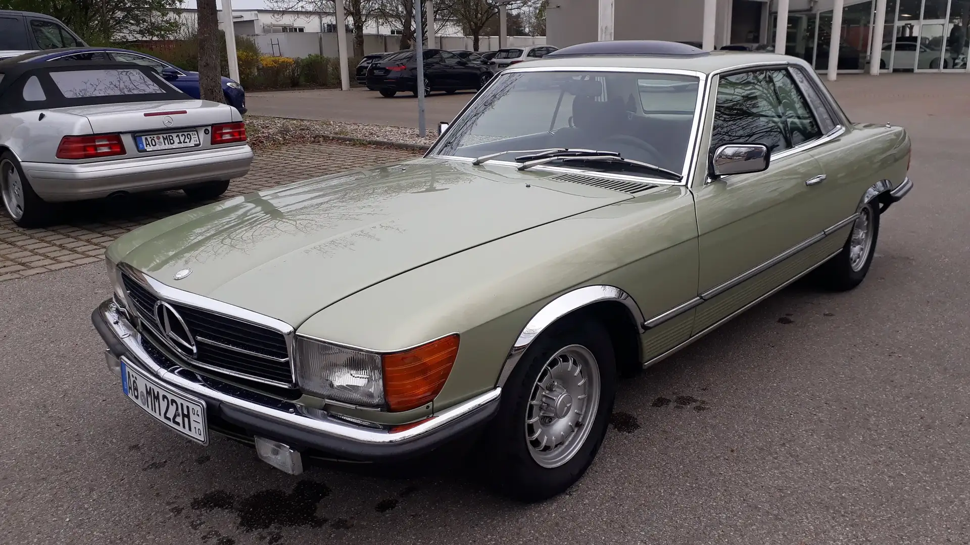 Mercedes-Benz SLC 450 Coupe Automatik C 107 Oldtimer H-Kennzeichen Grün - 1