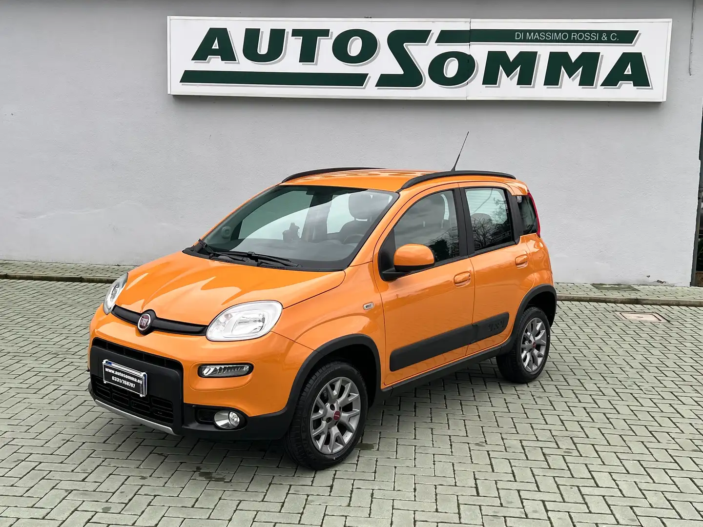 Fiat Panda 0.9 t.air t. 4x4 s/s  Ok per NUOVI NEOPATENTATI Arancione - 1