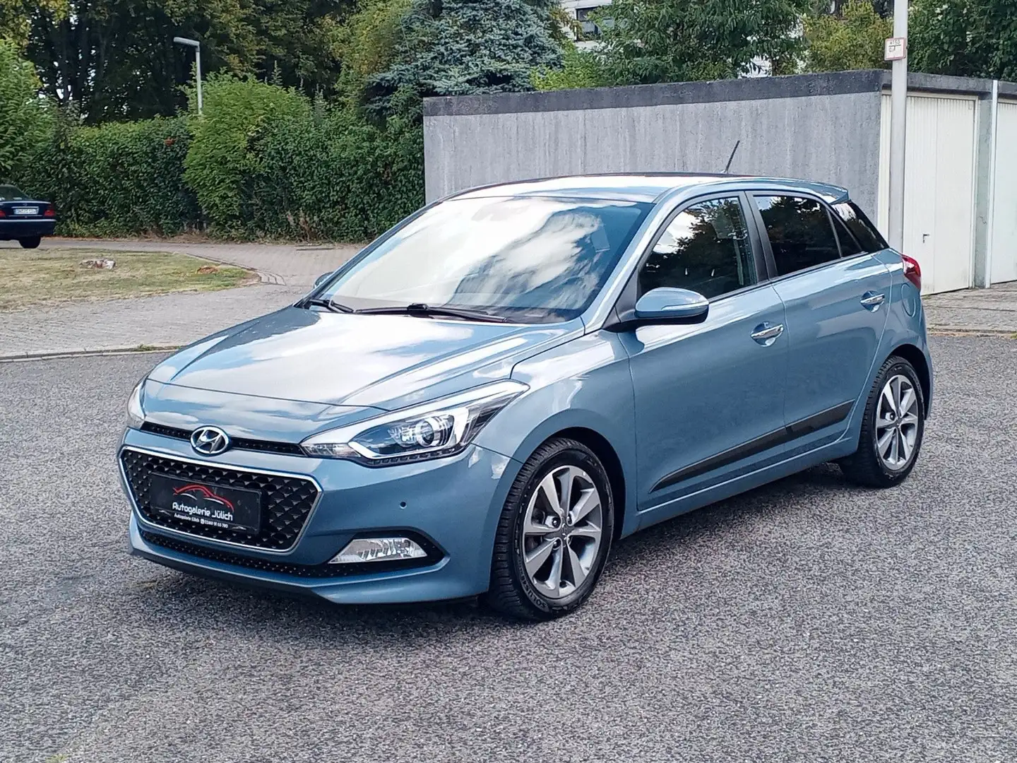 Hyundai i20 Style*wenig km*Automatik*Viele Extras*LPG Blau - 1