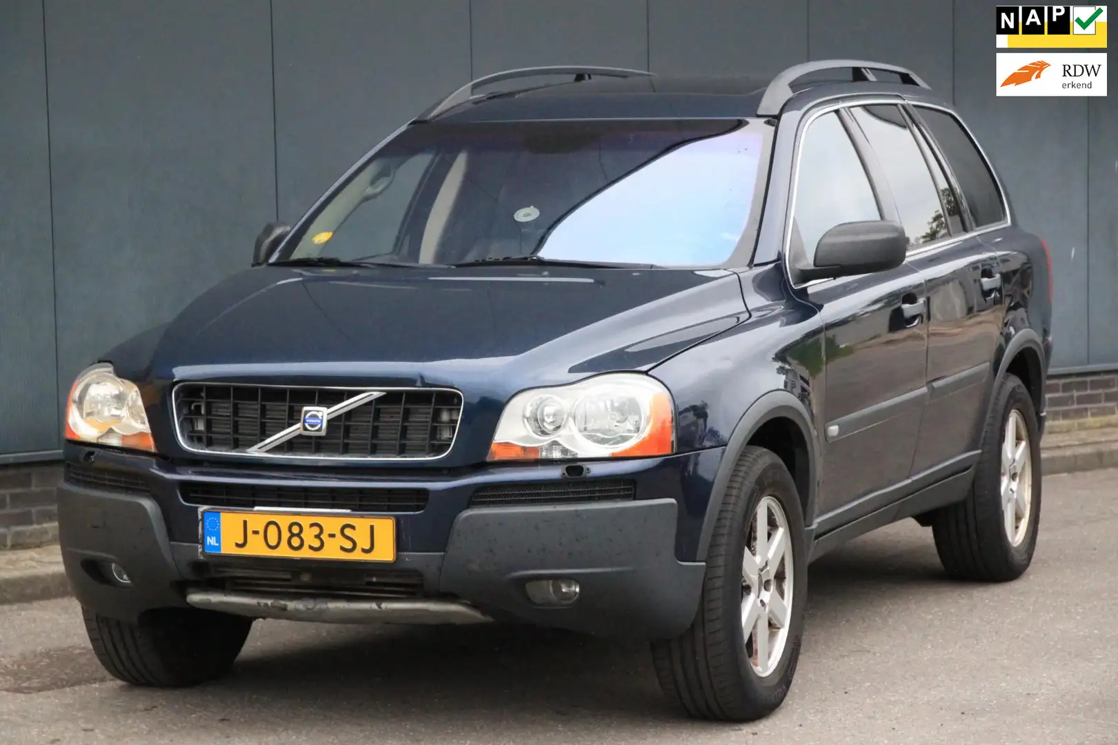 Volvo XC90 2.5 T Elek-Dak/7 Pers./Leer/Navigatie/Parkeersenso Bleu - 1